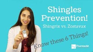 Shringrix, the Shingles vaccine - 6 Things to Know (and vs. Zostavax)!