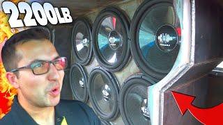 FULLY STEEL Subwoofer Box w/ 166db BASS DEMO & Jethro's Unexpected SPL Runs... EXTREME Car Audio!!!