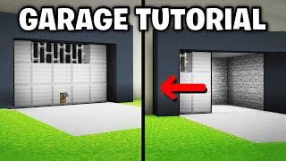 Minecraft Garage Door Tutorial 1.21 - How to Build a Garage Door in Minecraft 1.21