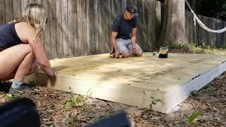 Wood Foundation for 8 x 10 metal shed