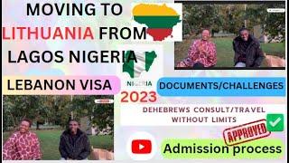 MOVING  FROM LAGOS  NIGERIA TO VILNIUS  LITHUANIA  MY SUCCESS STORY 2023 EPISODE 1#lessons #stud