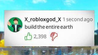 I Built Your DARES In Bloxburg