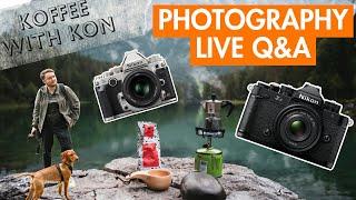 Photography Live Q&A, Nikon Cameras & Lenses - Live Chat - Koffee with Kon