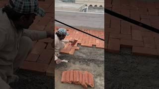 How to tiles install with cement mortar on roof#youtube #ytshorts #shorts #skills