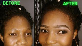 How to do eyebrow for beginners/students, easy makeup tutorials. How to do makeup.