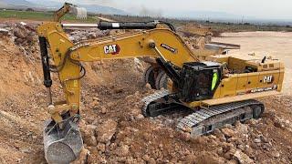 Mix Of Excavators, Heavy Hauls, Dumpers, Dozers, Trucks In Action - Mega Machines Movie - 4k