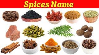 Spices Name | Learn Spices Name In English With pictures |  Spices Vocabulary