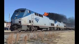 Rusty Chevrolet but it's Amtrak's GE Genesis