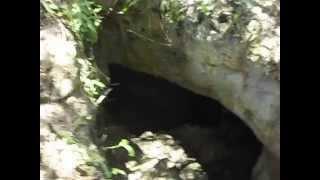 World War II Japanese Bunker in a natural cave on Tinian Island, CNMI