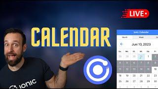  Let's Build: Ionic Calendar