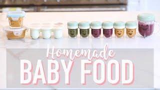 HOW TO MAKE BABY FOOD: HOMEMADE PUREES | Angela Lanter