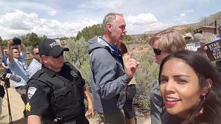 Interior Secretary Ryan Zinke tells SLC woman to "be nice"