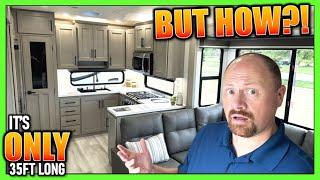 DO NOT Miss this New Luxury RV Layout! 2025 Grand Design Influence 3203GK Fifth Wheel RV