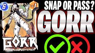 GORR THE GOD BUTCHER ️ Details & Mechanics | Snap or Pass | Marvel Snap