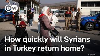 Joy and hope as Syrians in Turkey weigh decision to return home after Assad's fall | DW News