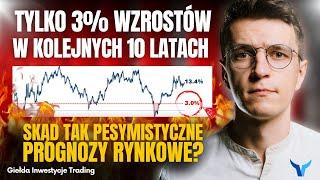 Nadchodzi stracona dekada? Goldman Sachs prognozuje tylko 3% rocznie przez następne 10 lat!