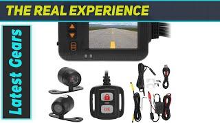 Motorcycle Driving Recorder 2inch Dash Cam 1080P+720P HD Lens – Best Waterproof DVR for Bikers