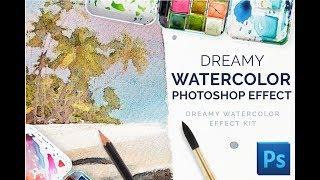 Dreamy Watercolor Effect for Photoshop