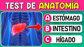 ¿Cuánto Sabes de "ANATOMÍA"? | TEST SOBRE EL CUERPO HUMANO| Test/Trivial/Quiz