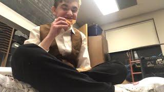 ASMR of me eating pizza