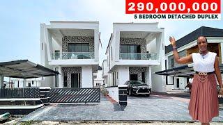 INSIDE THIS 290,000,000 MILLION NAIRA 5 BEDROOM DETACHED  DUPLEX IN LEKKI, LAGOS NIGERIA