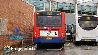 Stagecoach midlands Enviro 300 VOITH KX60 AZN - 27685 running the route 8