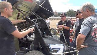 In the Pits 6-27-15 Calistoga Speedway - KWS - Calm before the Storm