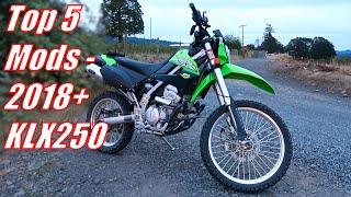 Top 5 Mods for the 2018+ Kawasaki KLX250