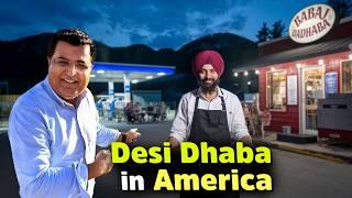 America me Road side Punjabi DHABA Mil Gaya  | 24 Hour Driving | Ep.55