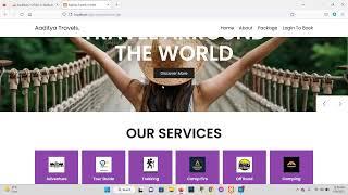 Project of web development by Aaditya Pokhrel