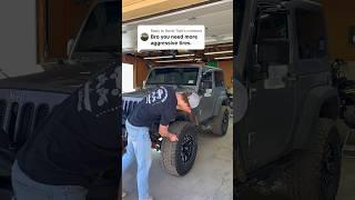 Why I Run Less Aggressive offroading tires on my jeep?! #automotive