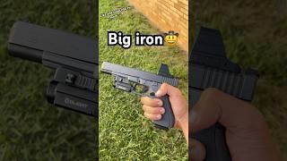 Could you conceal carry this big iron? #bigiron #glock40 #g40 #10mm #longglock #45acp #44magnum