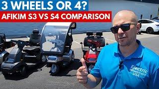 Afikim S3 vs S4 Mobility Scooter Comparison