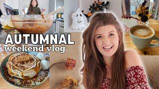 AUTUMNAL WEEKEND VLOG: baking cookies, autumn decor & Gilmore Girls vibes