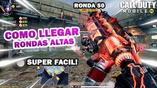 LLEGA A RONDAS ALTAS 40 50 Y 60 SUPER FACIL!! EN ZOMBIES TIPS Y CONSEJOS COD MOBILE! | Dimitry