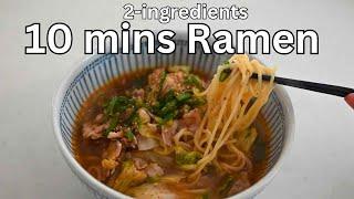 Easy Ramen Noodles|Just 2 Ingredients, Done in 10 Minutes! Beloved Local Flavor of Nara, Japan