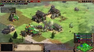 AOE2DE: Saracens and Hindustanis Alliance Attack