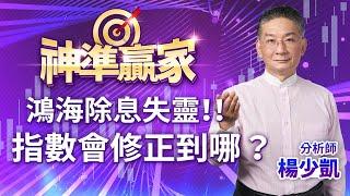 鴻海除息失靈！！指數會修正到哪？｜20240702｜楊少凱 分析師｜神準贏家