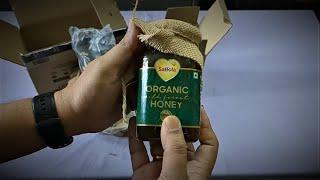 Saffola Organic Wild Forest Honey ordered from Amazon Unboxing