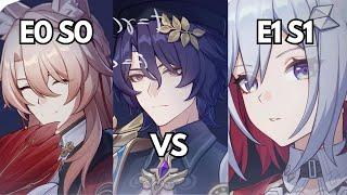 E0S0 Jiaoqiu vs E1S1 Topaz | Dr. Ratio Team Comparison