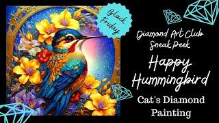 Diamond Art Club Black Friday Sneak Peek | Happy Hummingbird