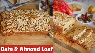 Date and Almond Loaf Recipe | Bakemas 2021 - Day 13 | Christmas Baking | Bake with Deepali