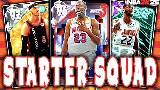 BUILD THIS INCREDIBLE SQUAD AFTER PLAYING FOR ONLY 1 DAY! BEST STARTER SQUAD IN NBA 2K25 MyTEAM!