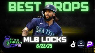 PRIZEPICKS MLB TODAY | BEST 5 BETS | MONDAY 6/23/25 | BONUS MLB BET 