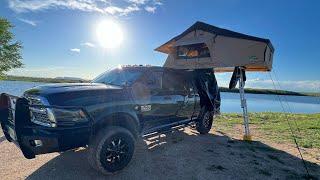 An EPIC roof top tent camping adventure and  travel trailer camping in the mountains!