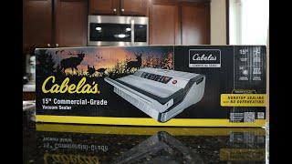 Cabela's 15'' Commercial-Grade Vacuum Sealer - Unboxing