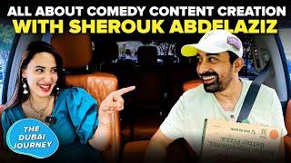 Exploring Dubai, Eating Papa Johns Pizza with Sherouk Abdelaziz | The Dubai Journey| Rannvijay| EP14