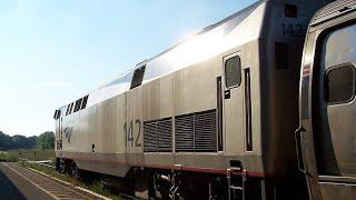 Amtrak General Electric Genesis P42DC Locomotive Radiator Compartment, Air Compressor, and Blowers