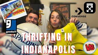 THRIFTING IN INDIANAPOLIS | Finding Off-White, Vintage clothes and more! - VBroadwayfinds