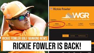 Rickie Fowler Official World Golf Rankings Update